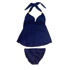 Venus Halter Tankini Bkini w/‎ Bottoms NWOT Size 4